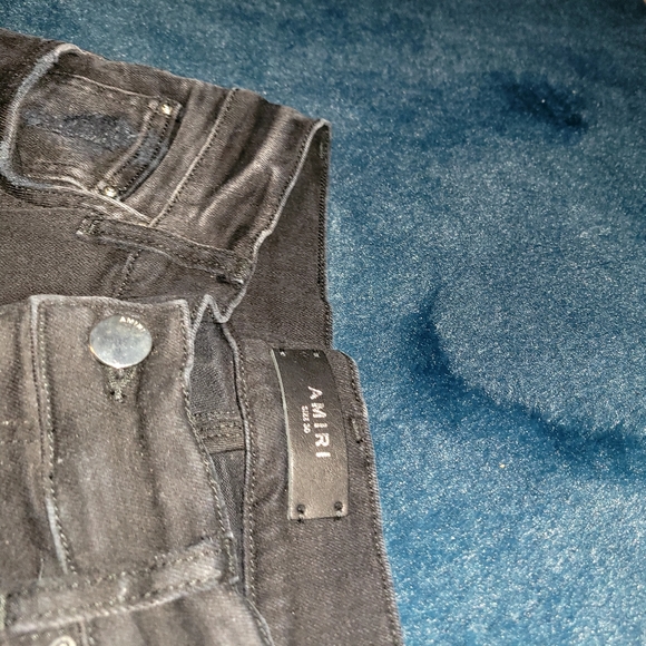 Brand new Amiri Hibiscus Arttch Skinny Jeans (Aged Black) size 30 - Picture 3 of 6